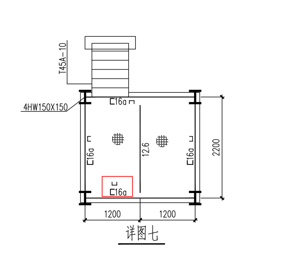 红色方框