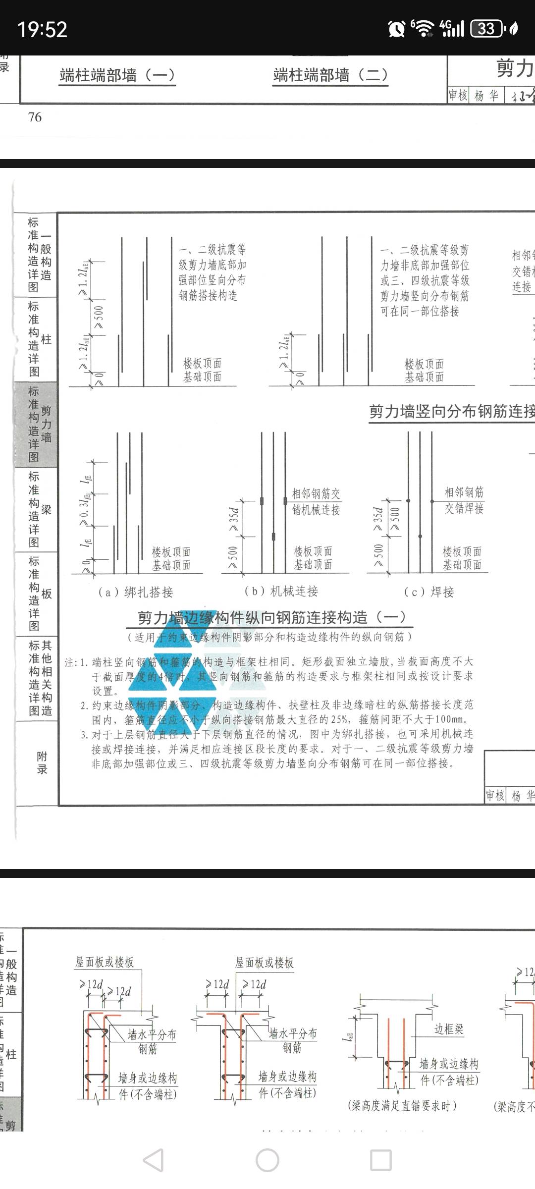 钢筋搭接长度表图集图片