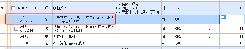 子目
