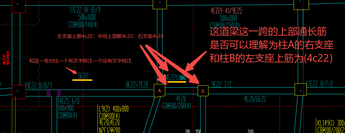 上部通长