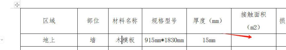 接触面积