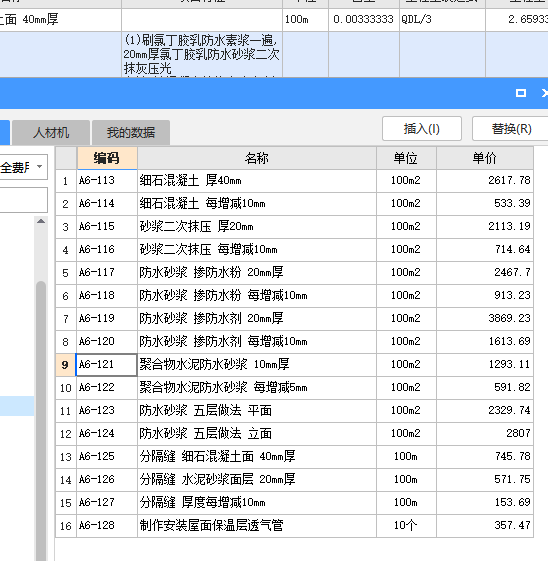 项目特征