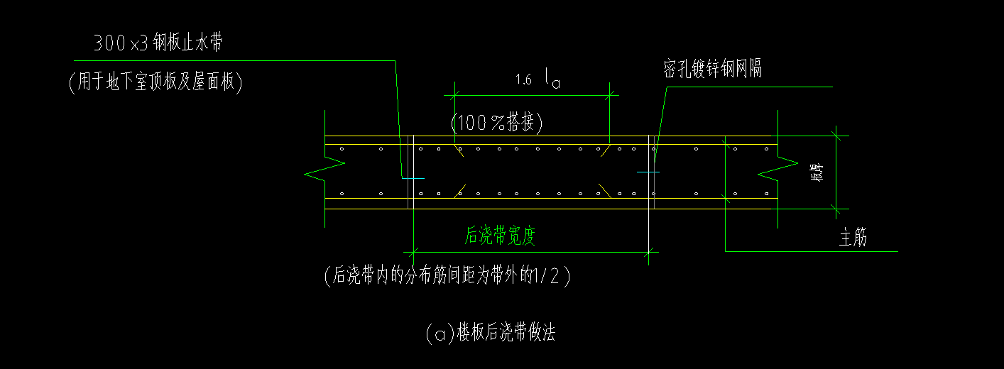 后浇带