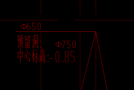 预留洞