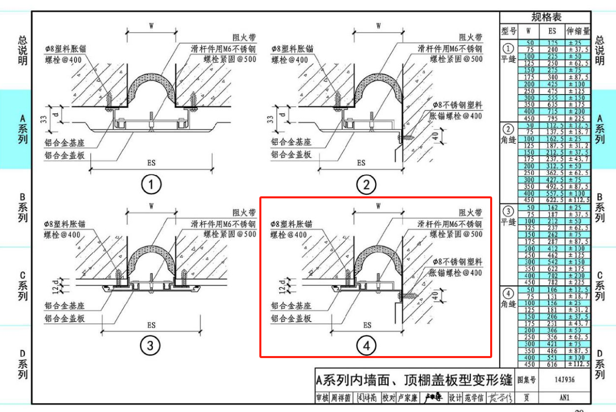 屋面变形缝