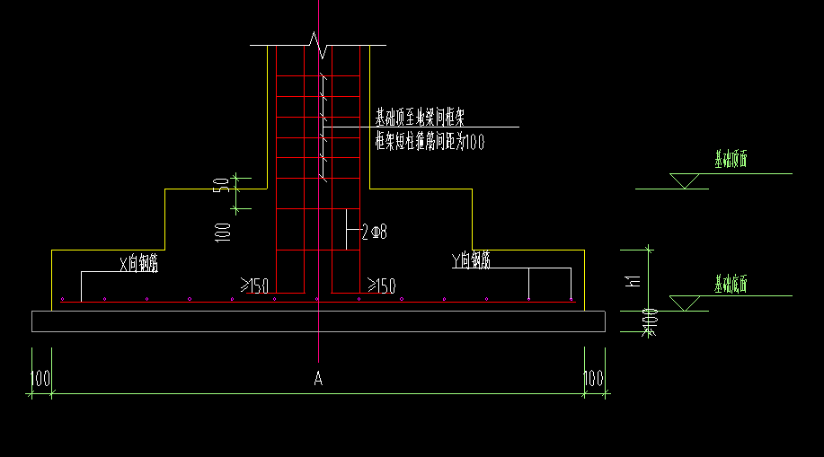 独立基础怎么画