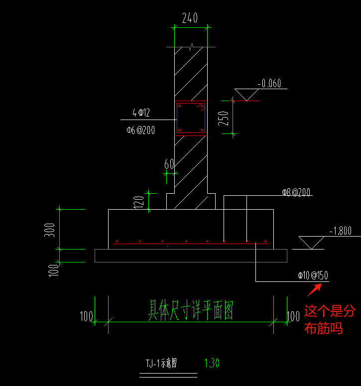 分布筋