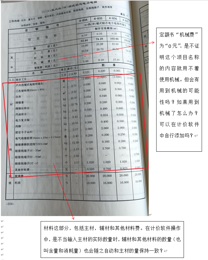 定额书