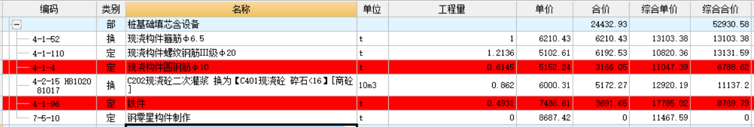 定额