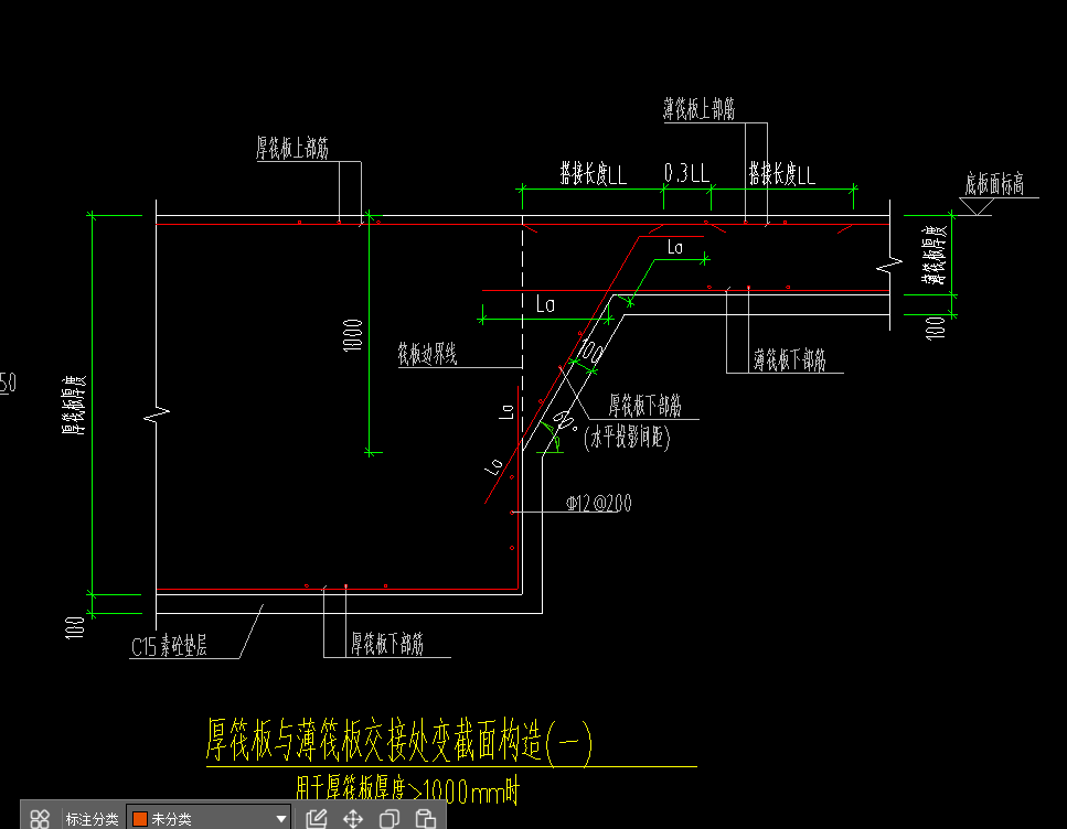 筏板侧面钢筋