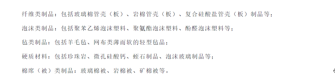 管道绝热材料