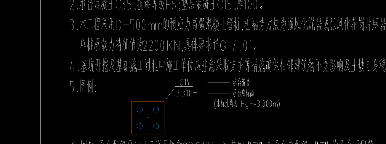 底标高