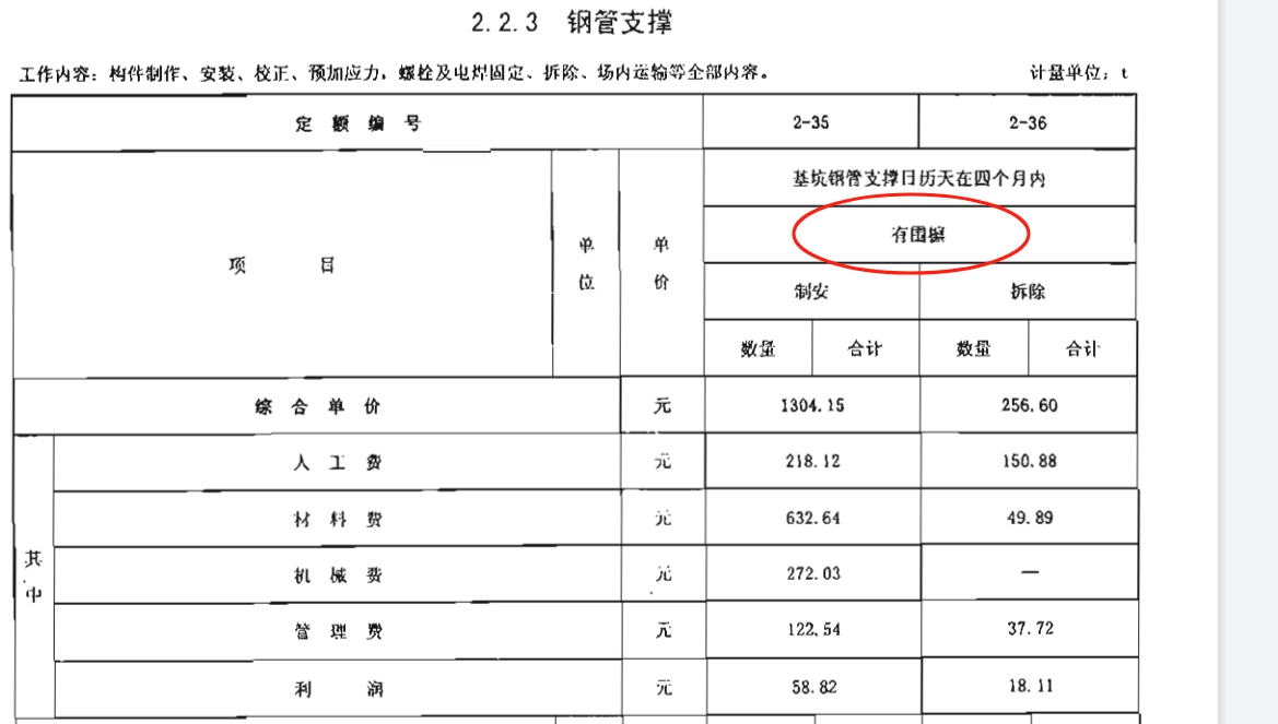 清单定额