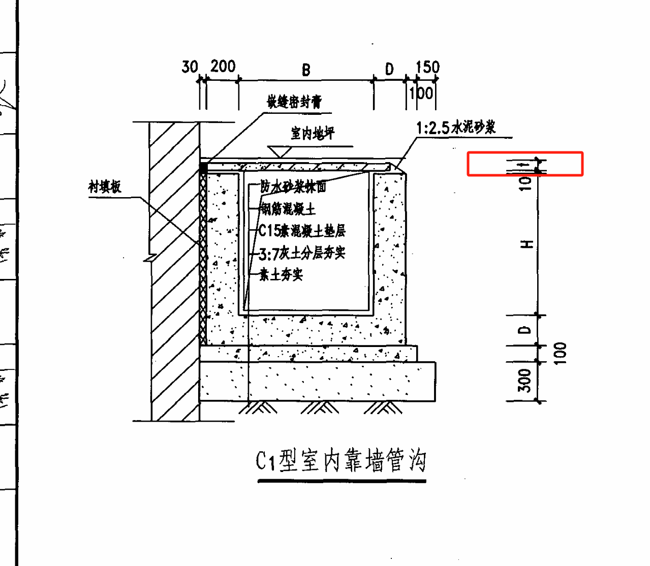 这个管沟的盖板厚度怎末看