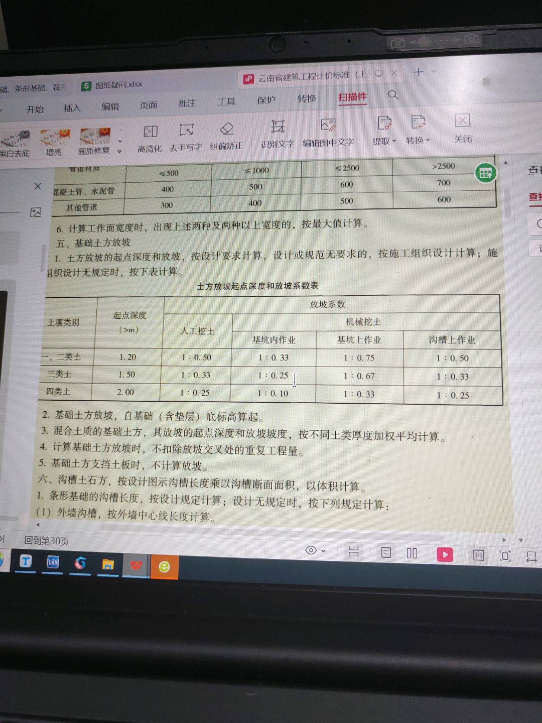 基坑内