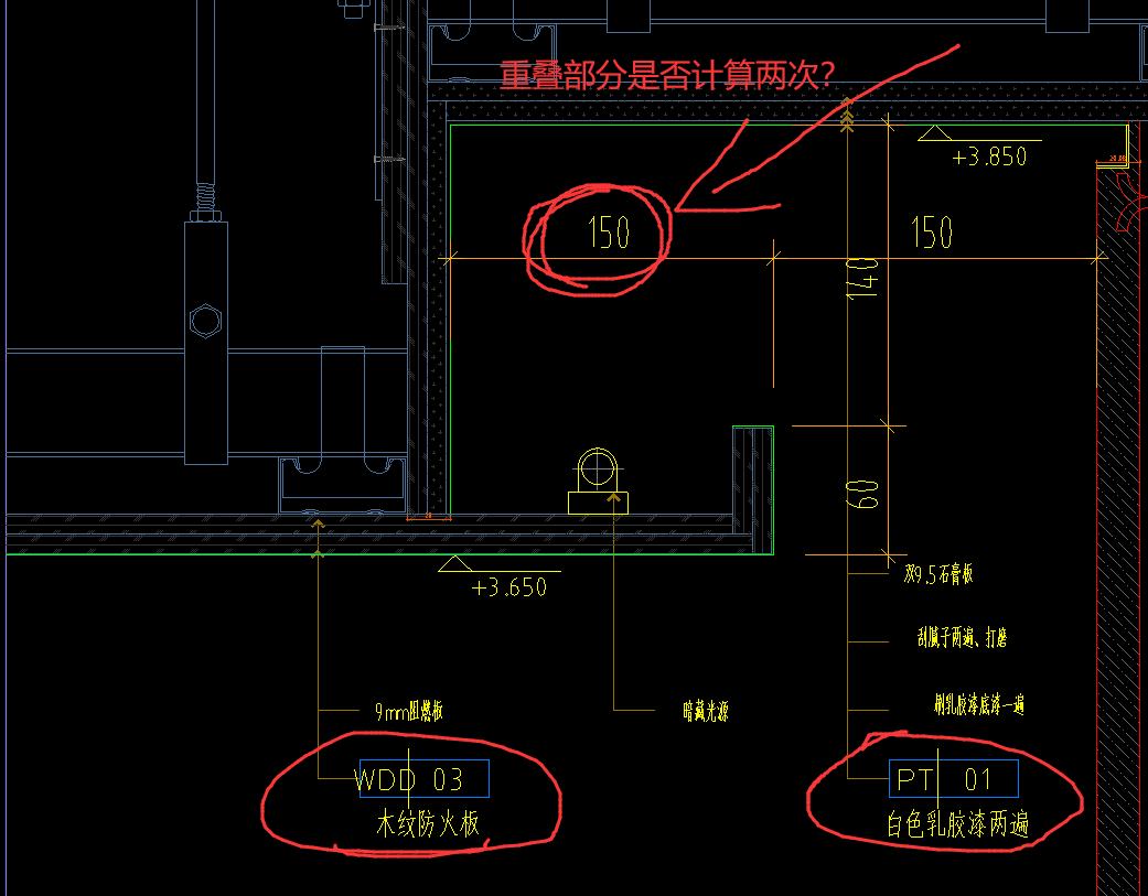 顶面积