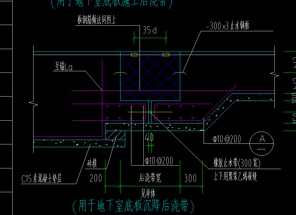 后浇带