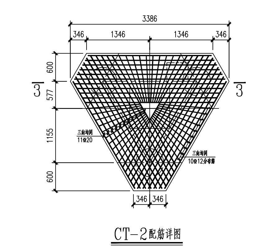 六边形承台