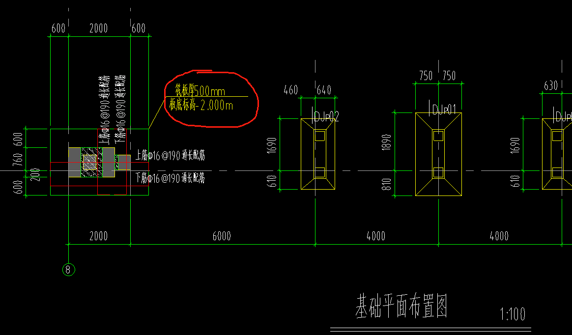 基础顶标高