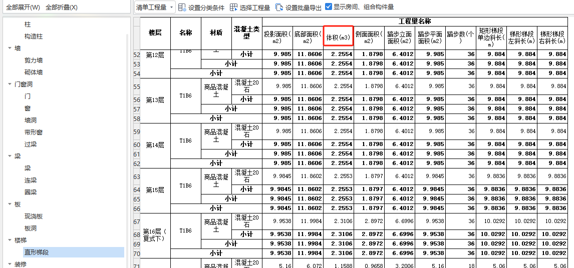 体积量