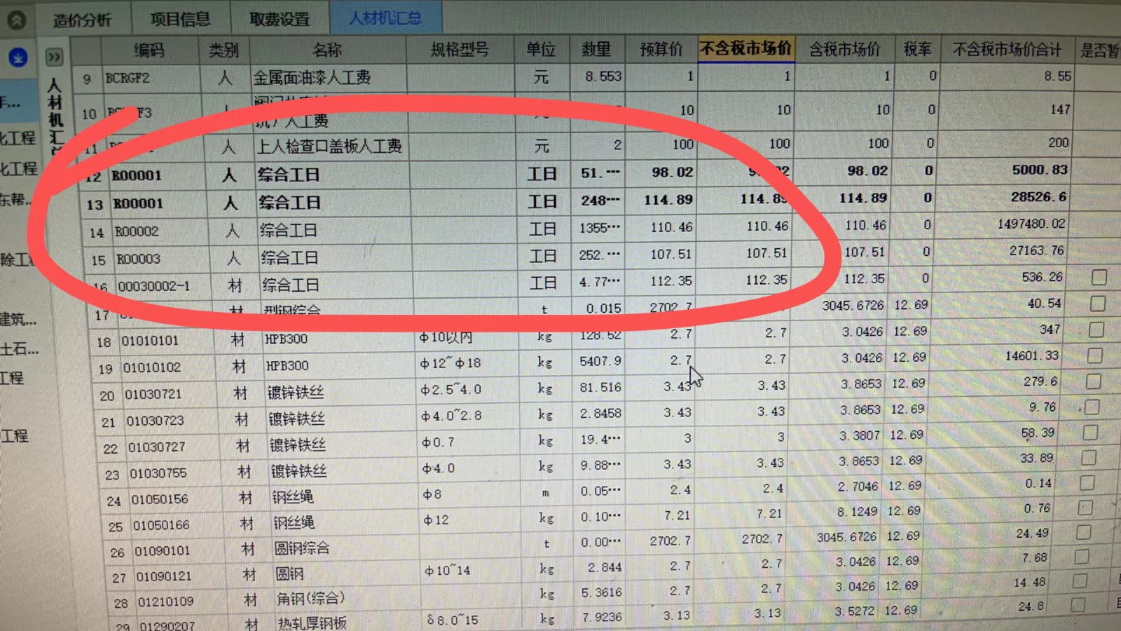 工日