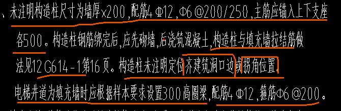 框柱