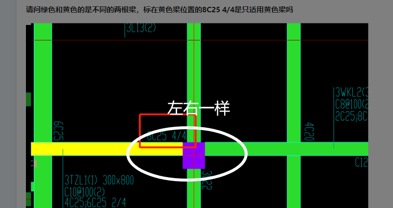 梁位置