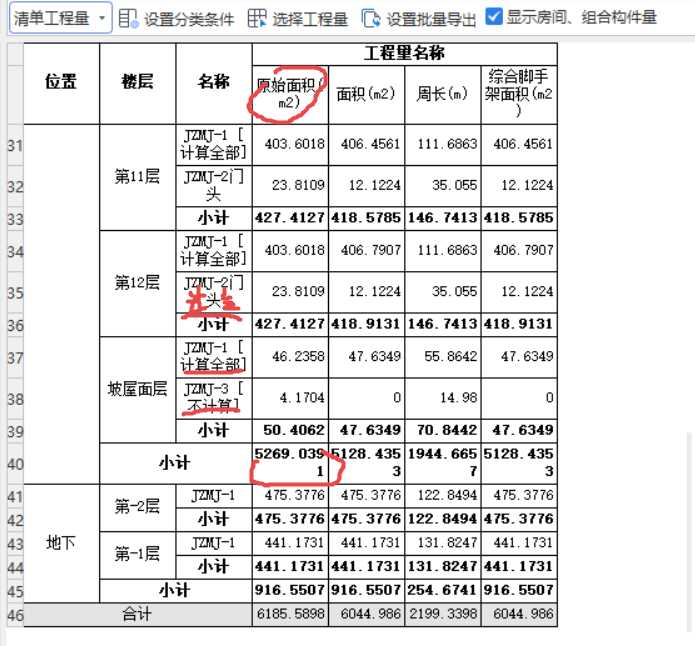全面积