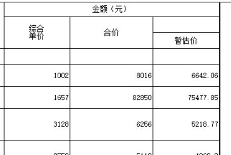 合价