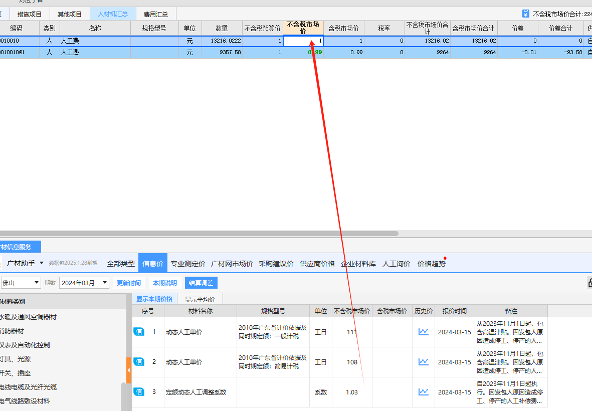 调整系数