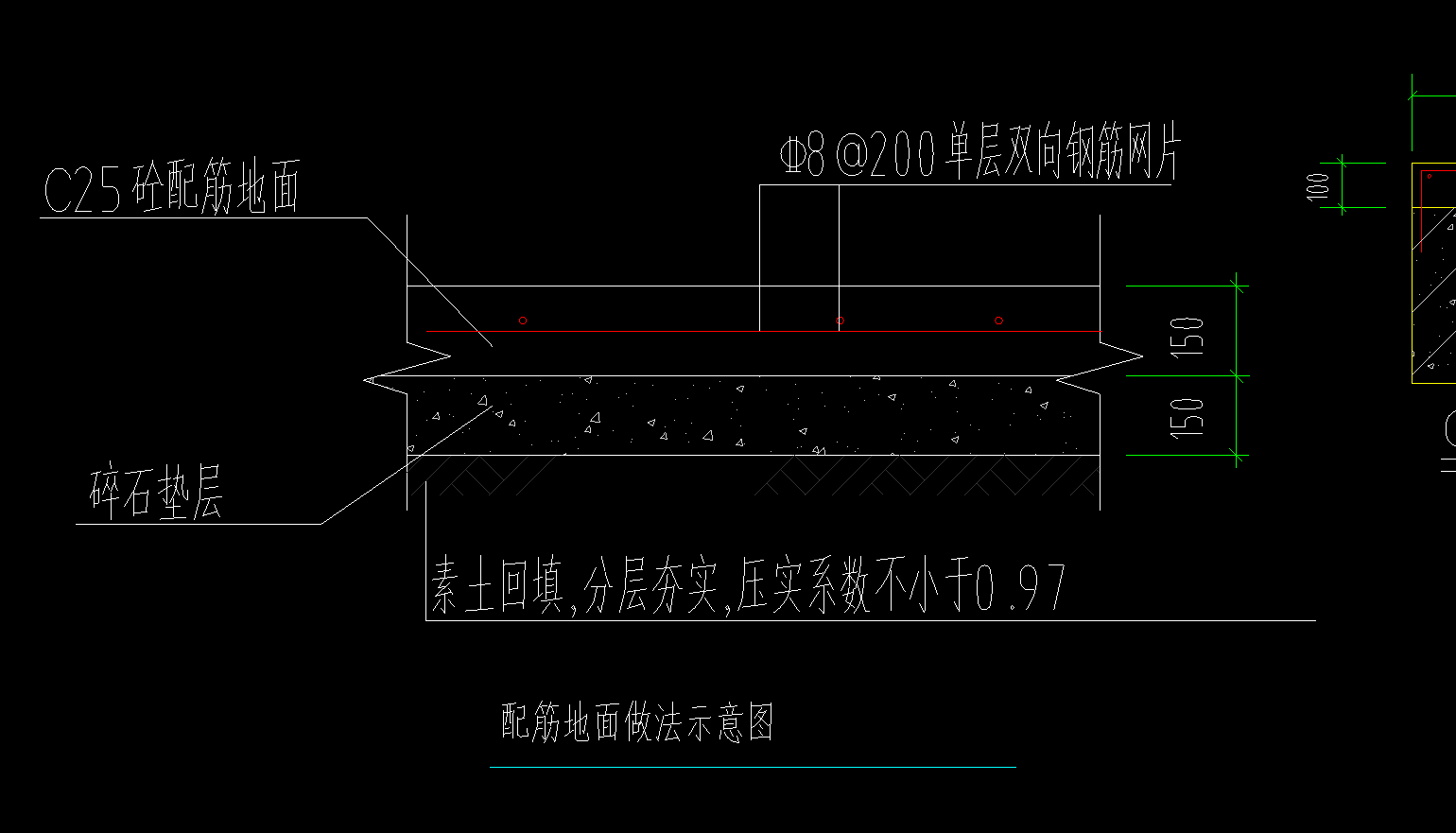 配筋地面