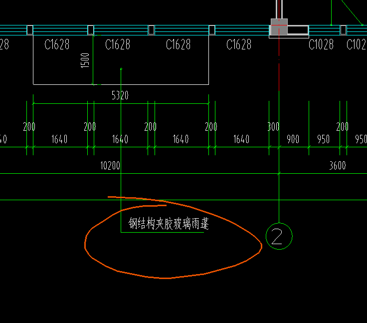 玻璃雨棚