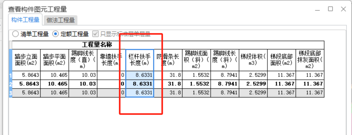 程量表达式