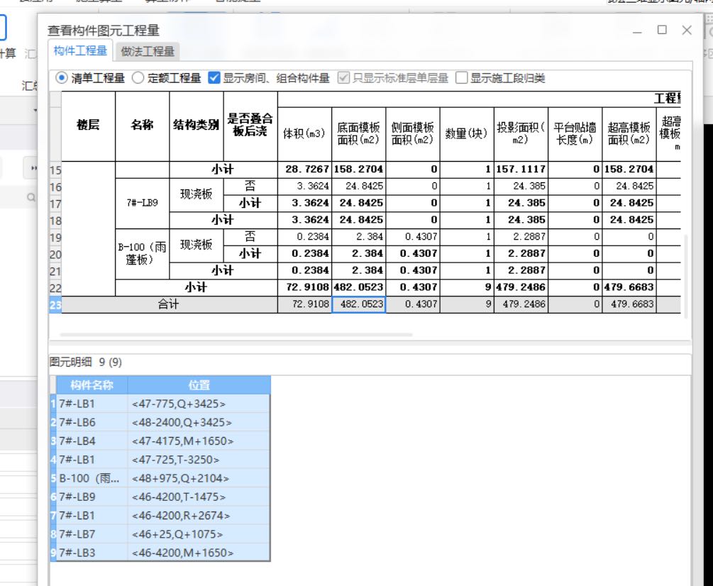侧面面积