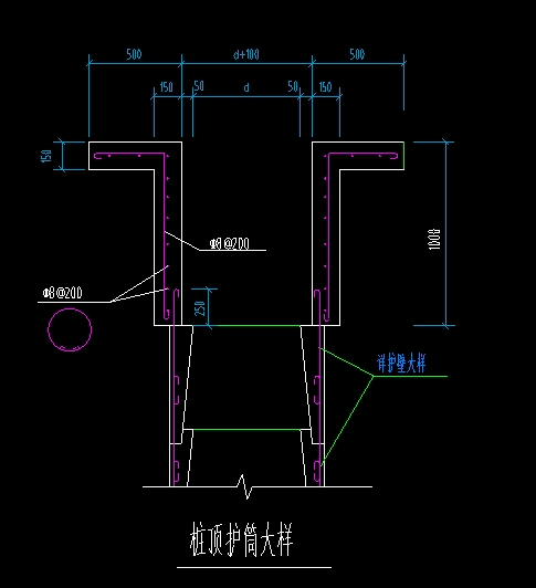 桩顶