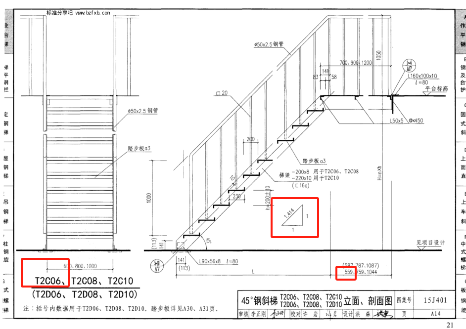 钢梯梯梁