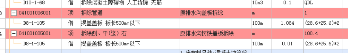 清单工作内容