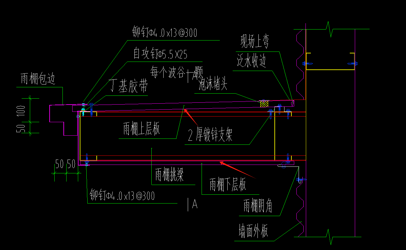 侧面