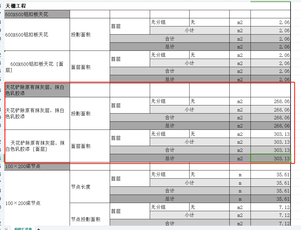天棚抹灰
