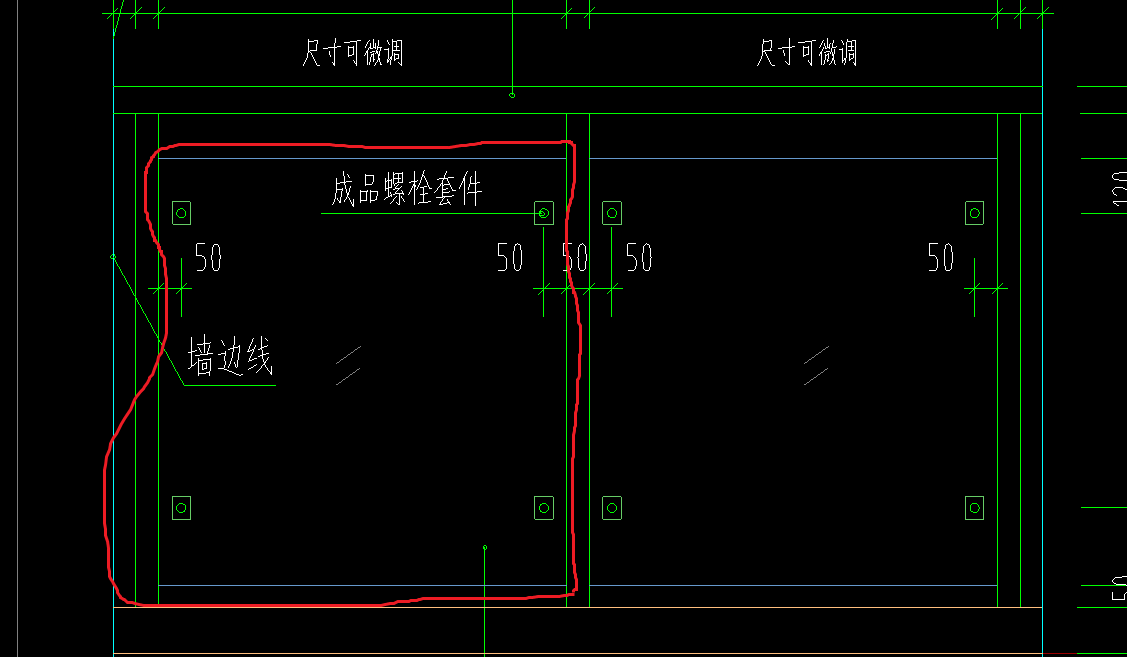 栏杆上
