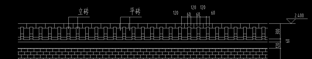 墙上