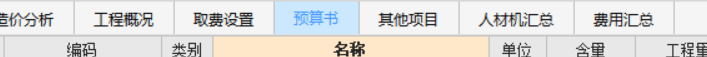 预算书
