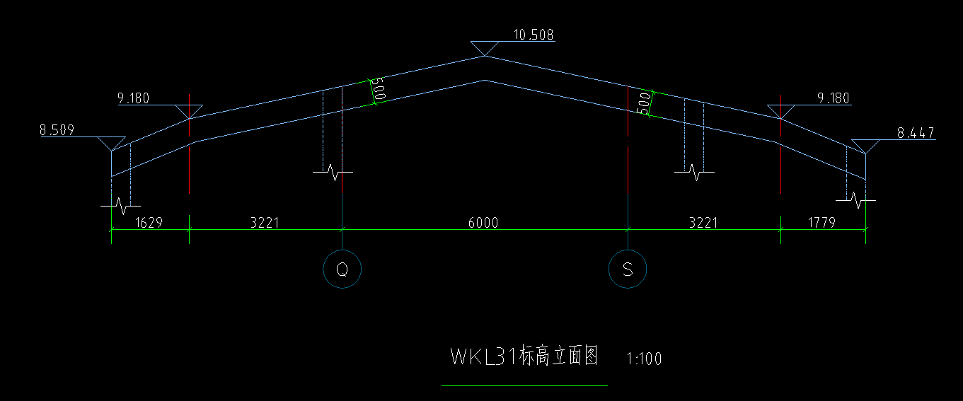 不同标高