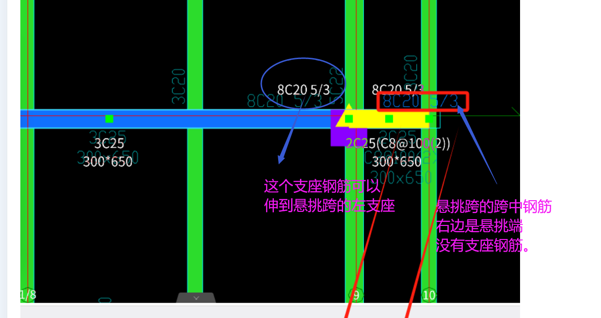 跨中钢筋