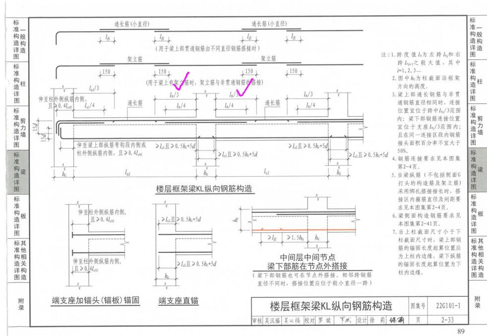 支座负筋