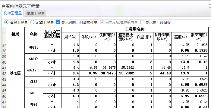 板面积