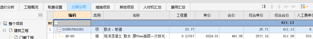 项目名