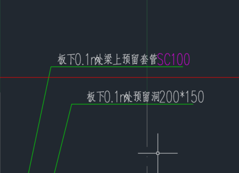 预留洞
