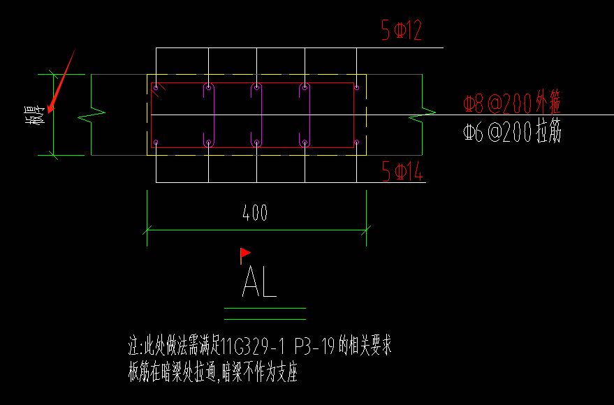 暗梁