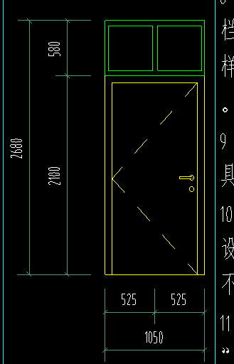 门框的